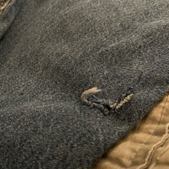 Well worn Carhartt Original Dungarees carpenter jeans 42x32 - Picture 10 of 13